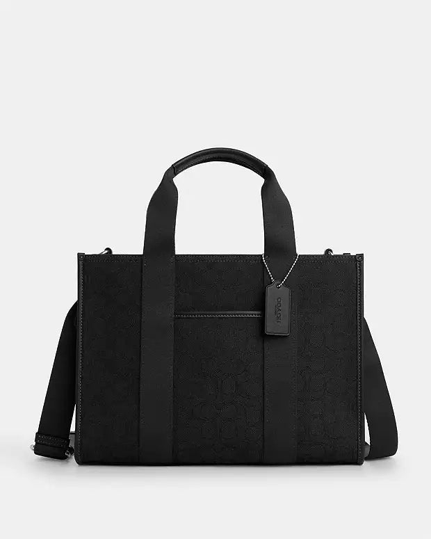 Bolsa de mano grande Coach con etiqueta Coach