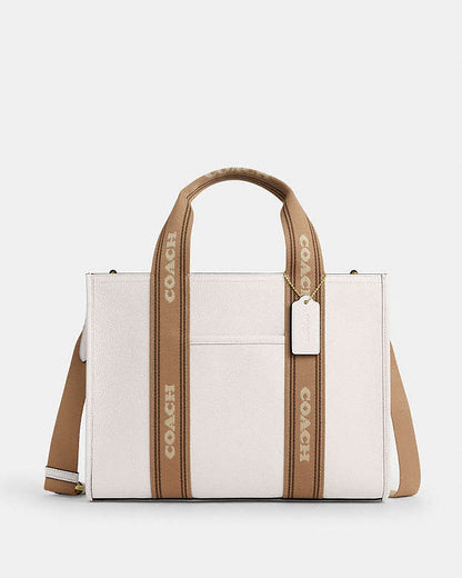 Bolsa de mano grande Coach con etiqueta Coach