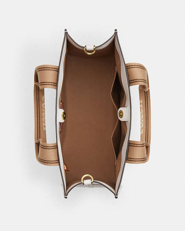 Bolsa de mano grande Coach con etiqueta Coach