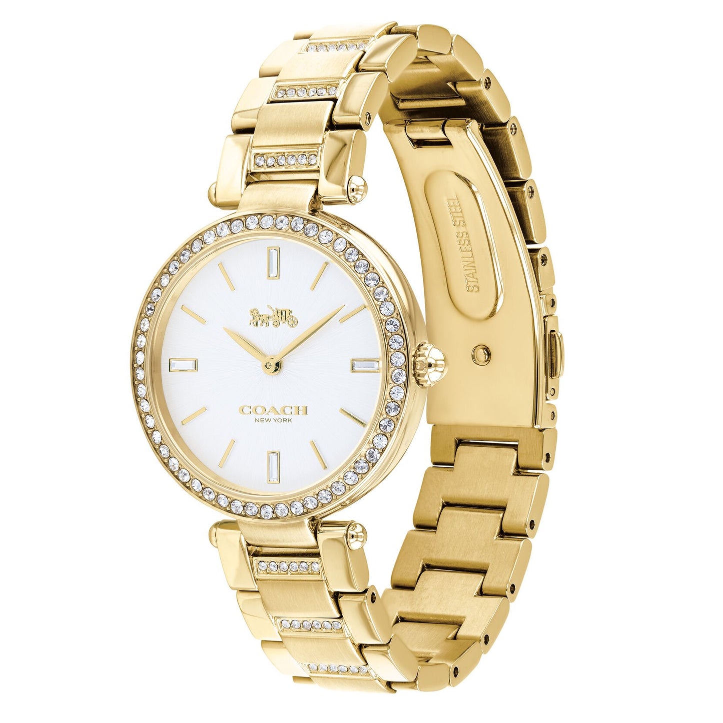 Coach Relojo Dorado Detalles