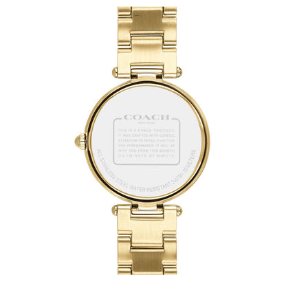 Coach Relojo Dorado Detalles