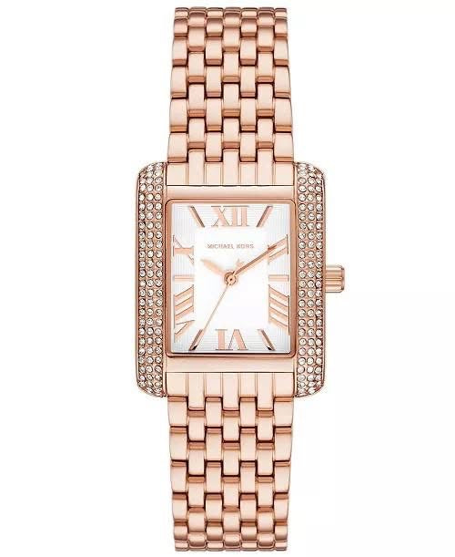 Reloj Michael Kors Emery rosa dorado