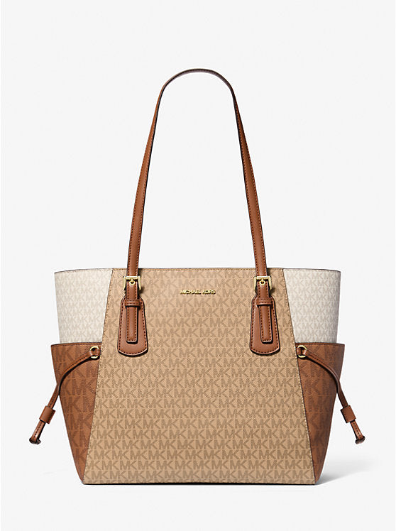 MK Bolso Tote con Diseño en Bloques de Color
